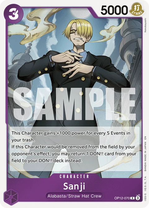 Sanji - One Piece Card Game card