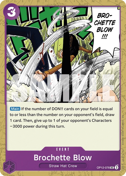 Brochette Blow - One Piece Card Game card