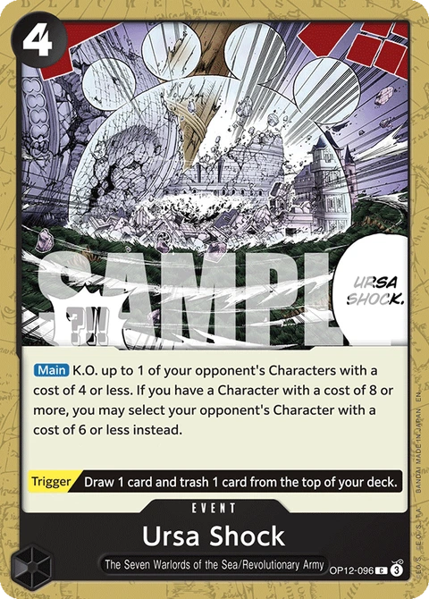 Ursa Shock - One Piece Card Game card