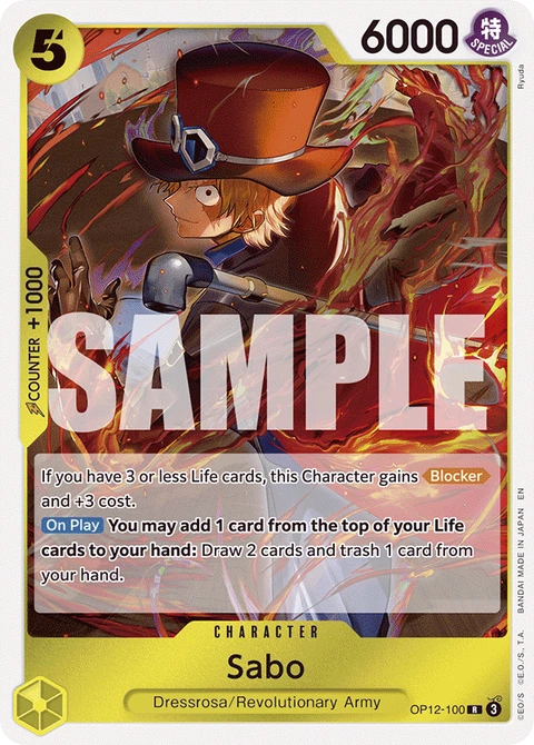 Sabo - One Piece Card Game card