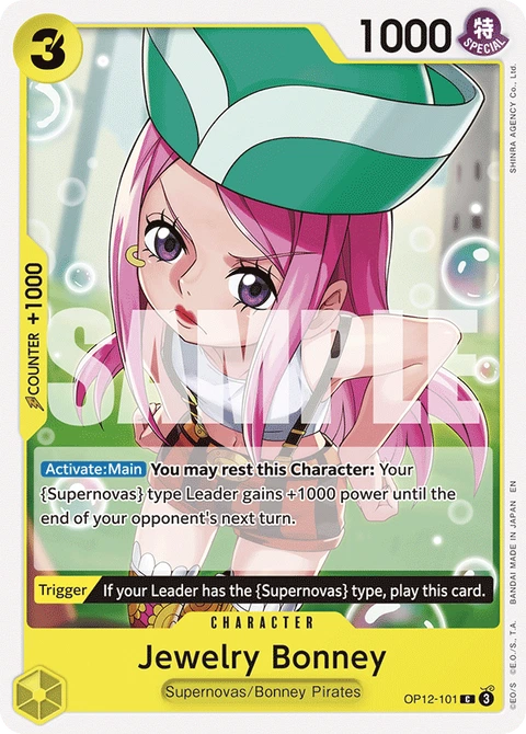 Jewelry Bonney - One Piece Card Game card