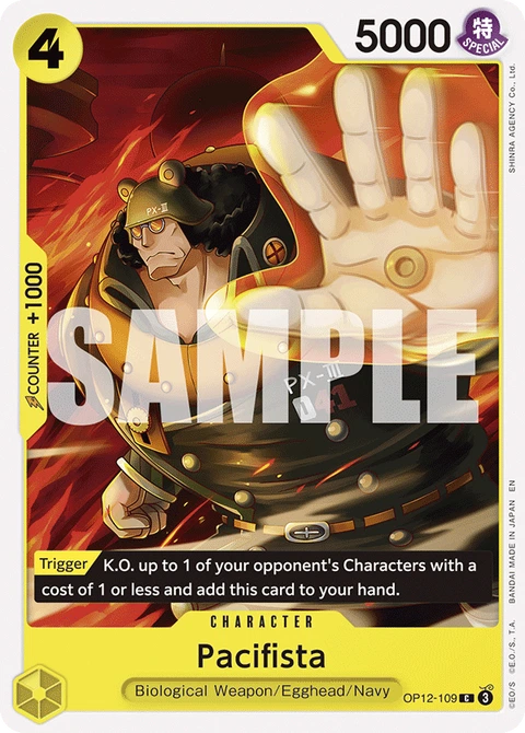 Pacifista - One Piece Card Game card