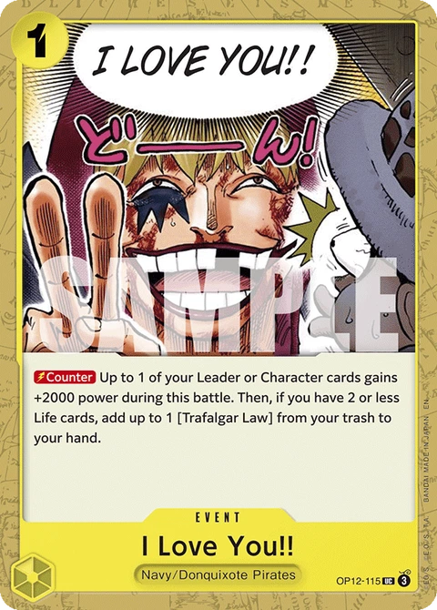 I Love You!! - One Piece Card Game card