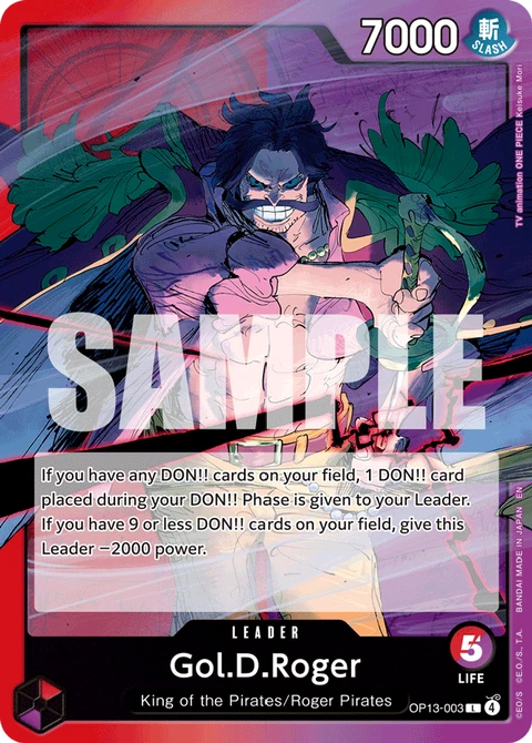 Gol.D.Roger, One Piece Card Game Leader