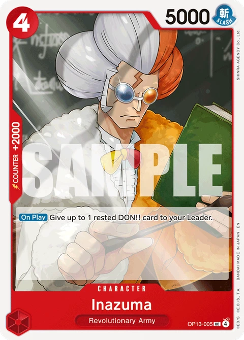 Inazuma - One Piece Card Game card