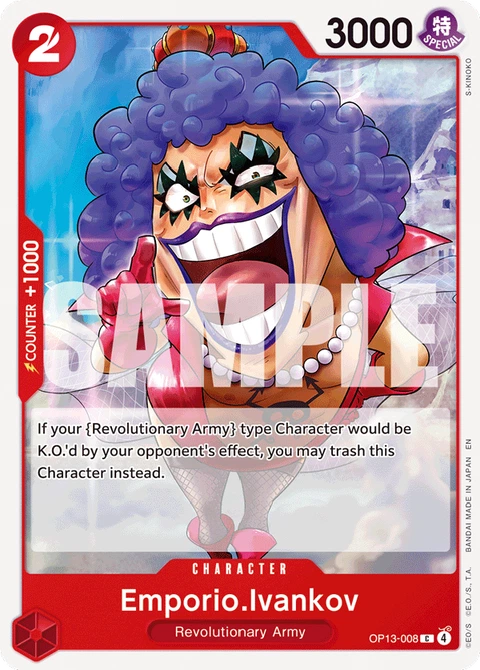 Emporio.Ivankov - One Piece Card Game card