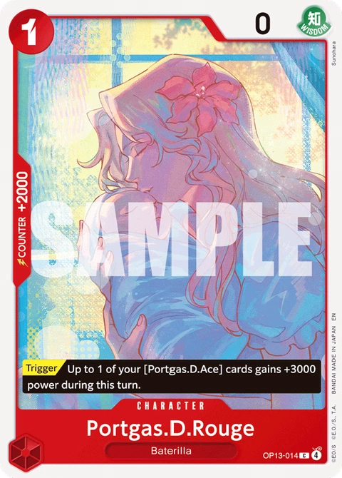 Portgas.D.Rouge - One Piece Card Game card
