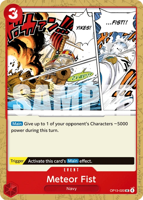 Meteor Fist - One Piece Card Game card