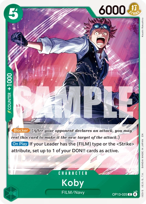 Koby - One Piece Card Game card