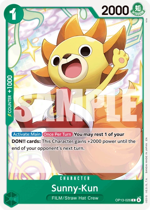 Sunny-Kun - One Piece Card Game card