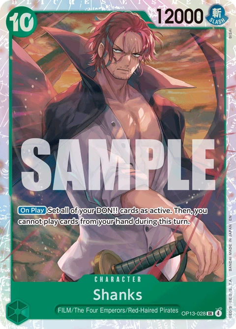 Shanks - One Piece Card Game card