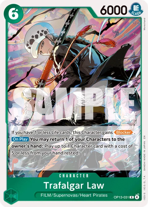 Trafalgar Law, One Piece Card Game Leader