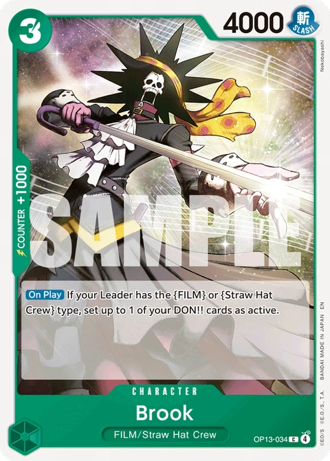 Brook - One Piece Card Game card