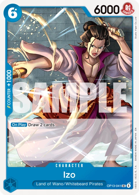 Izo - One Piece Card Game card