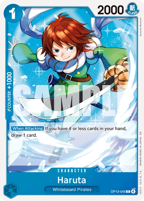 Haruta - One Piece Card Game card
