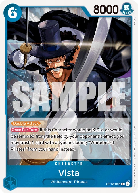 Vista - One Piece Card Game card