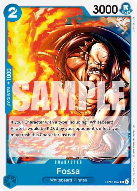 Fossa - One Piece Card Game card