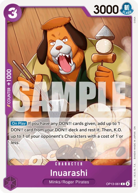 Inuarashi - One Piece Card Game card