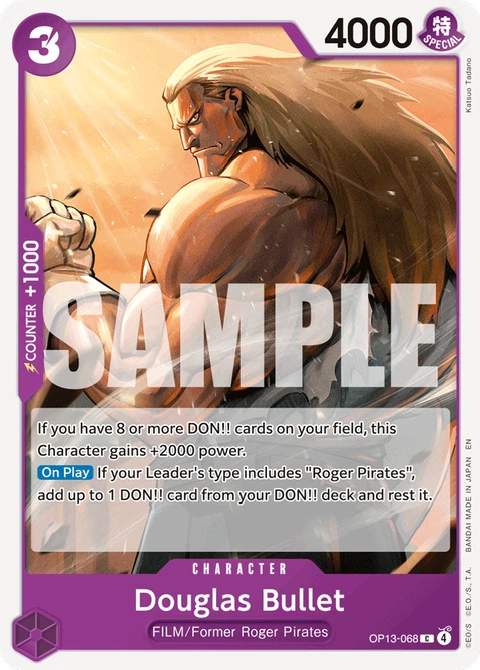 Douglas Bullet - One Piece Card Game card