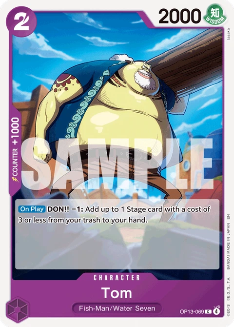 Tom - One Piece Card Game card