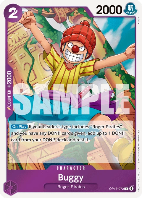 Buggy - One Piece Card Game card
