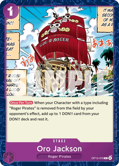 Oro Jackson - One Piece Card Game card