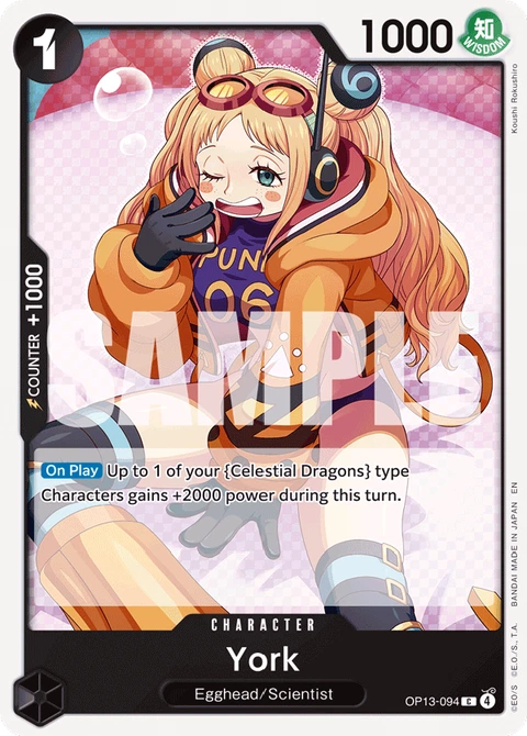 York - One Piece Card Game card