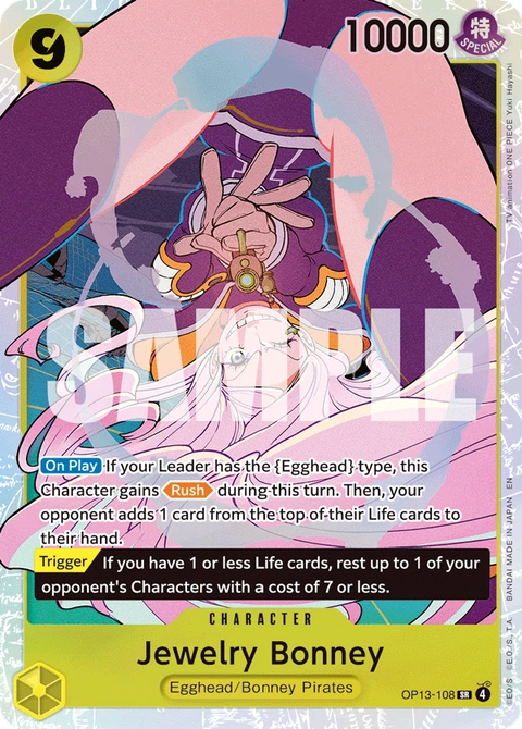 Jewelry Bonney - One Piece Card Game card