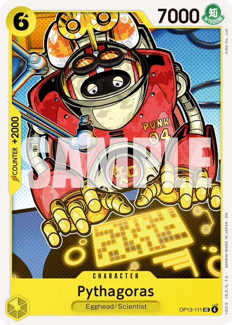 Pythagoras - One Piece Card Game card