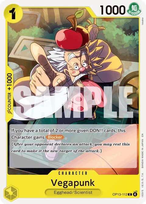 Vegapunk - One Piece Card Game card