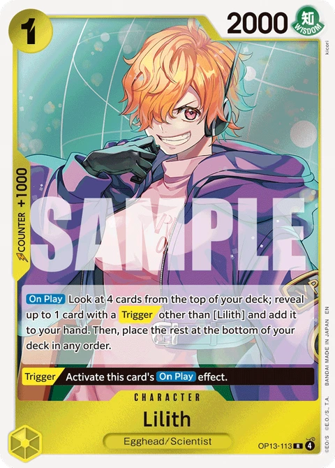 Lilith - One Piece Card Game card
