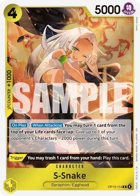 S-Snake - One Piece Card Game card