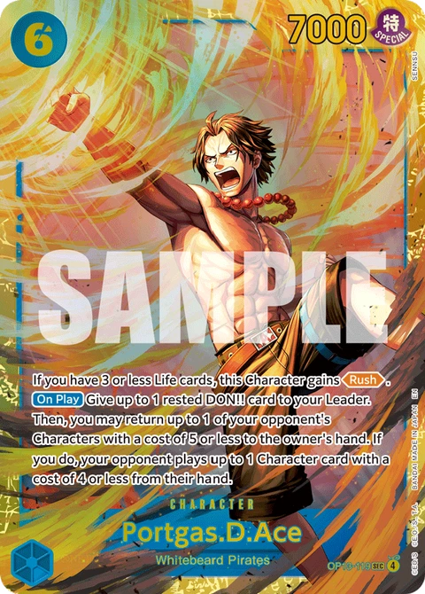 Portgas.D.Ace - One Piece Card Game card