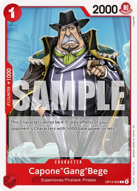 Capone"Gang"Bege - One Piece Card Game card