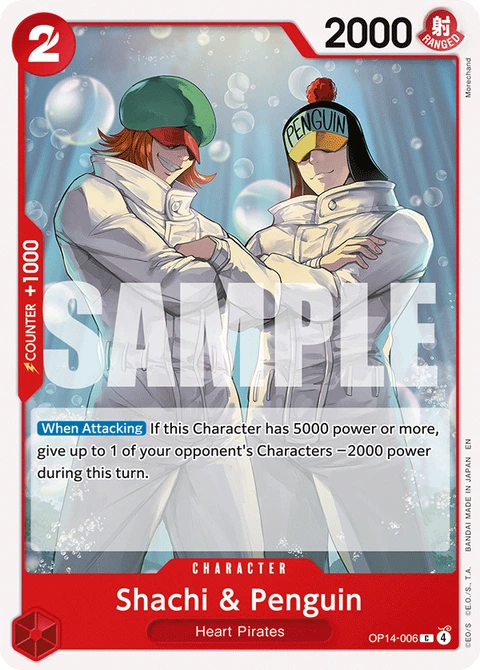 Shachi & Penguin - One Piece Card Game card