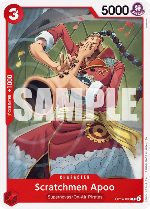 Scratchmen Apoo - One Piece Card Game card