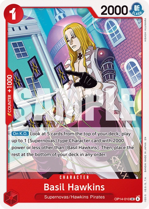 Basil Hawkins - One Piece Card Game card