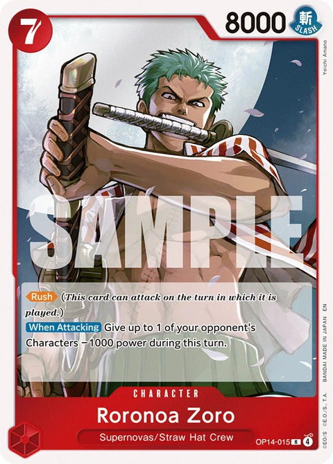 Roronoa Zoro - One Piece Card Game card