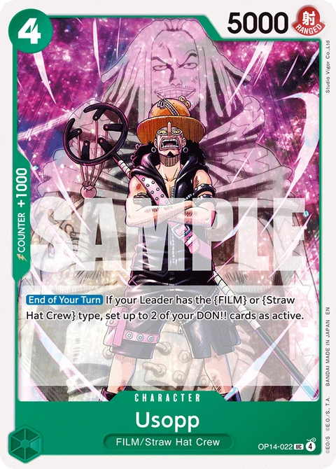 Usopp - One Piece Card Game card