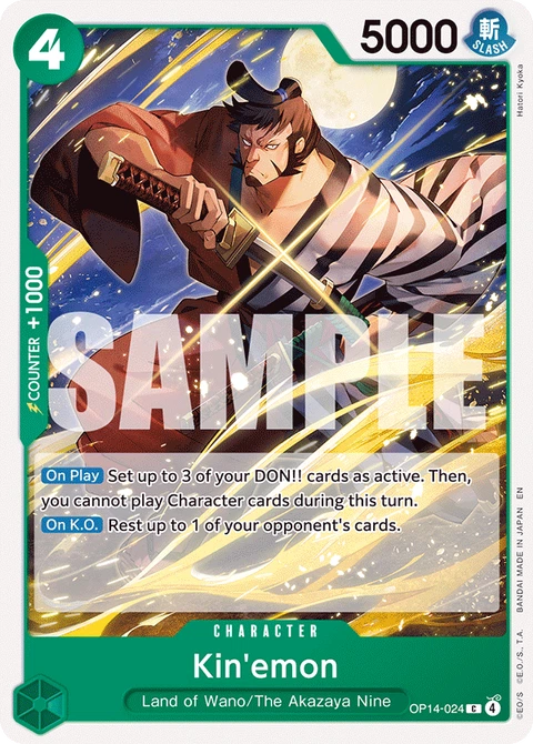 Kin'emon - One Piece Card Game card