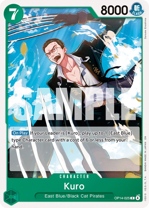 Kuro - One Piece Card Game card