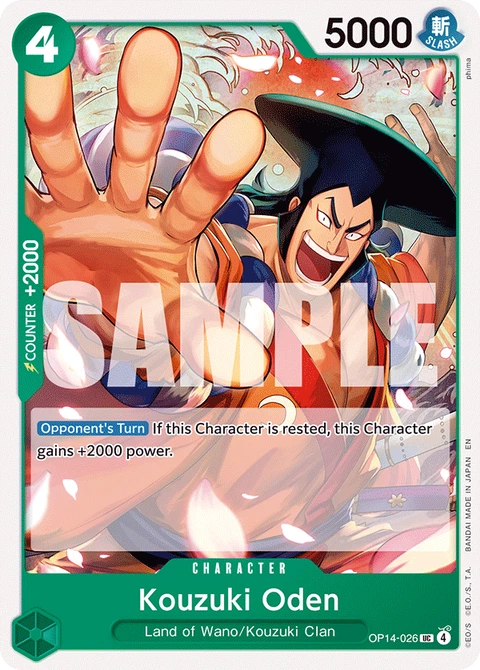 Kouzuki Oden - One Piece Card Game card