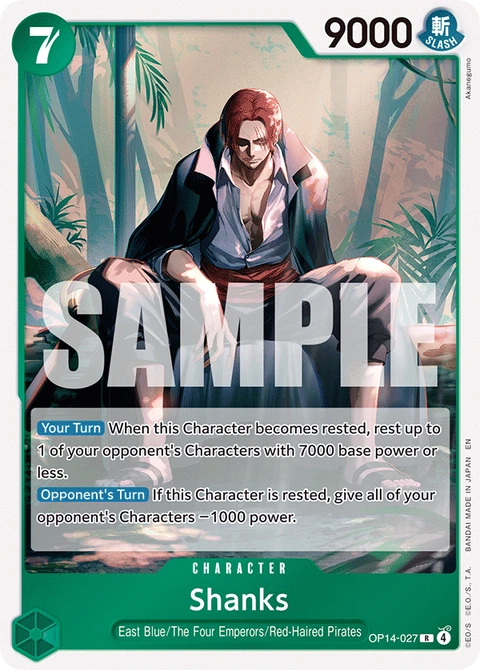 Shanks, One Piece Card Game Leader