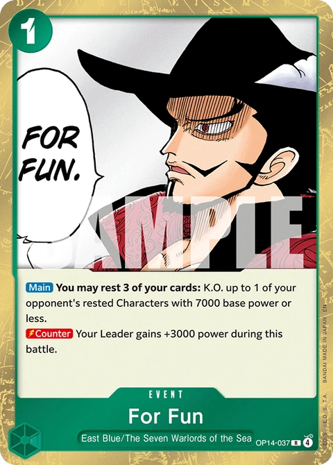For Fun, One Piece Card Game Leader
