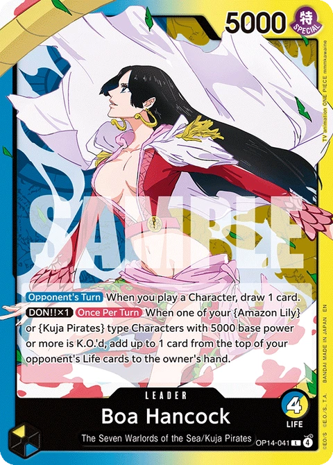 Boa Hancock, One Piece Card Game Leader