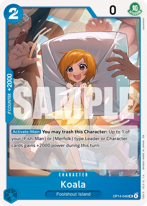 Koala - One Piece Card Game card