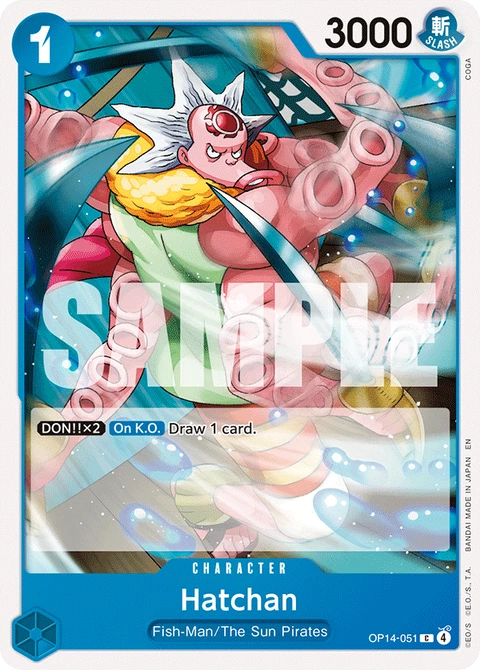 Hatchan - One Piece Card Game card