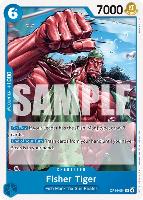 Fisher Tiger - One Piece Card Game card
