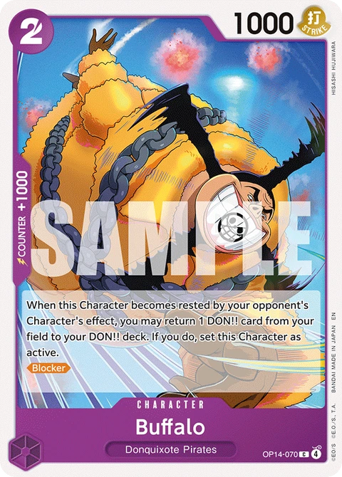 Buffalo - One Piece Card Game card