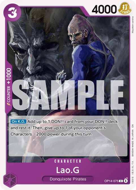 Lao.G - One Piece Card Game card